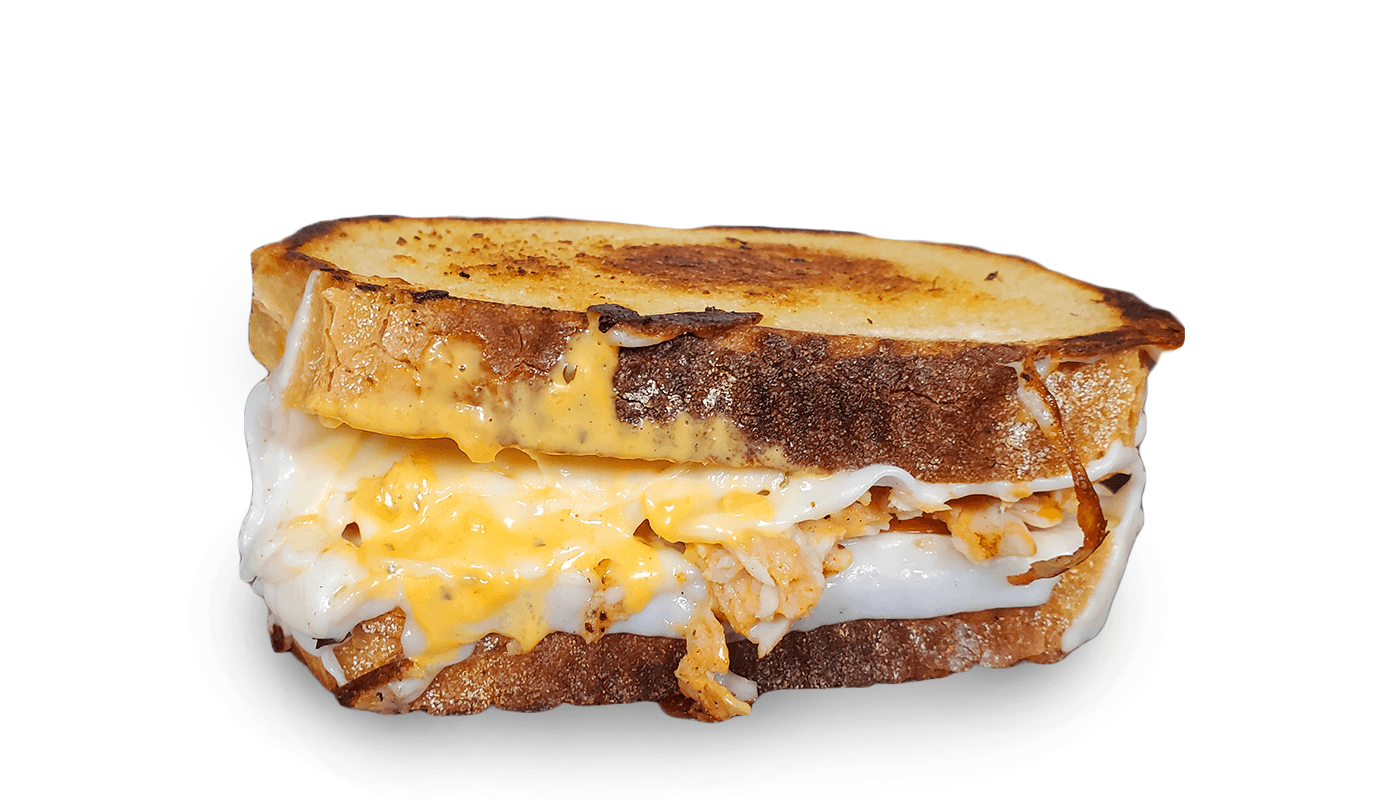 The Cluck Norris spicy chicken sandwich with hot sauce and coleslaw