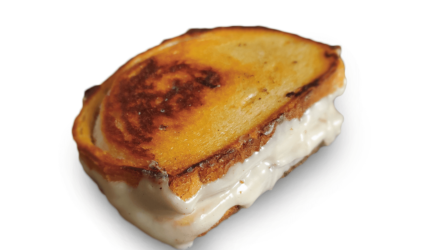 Grilled cheese food truck catering setup at a wedding reception in New Jersey