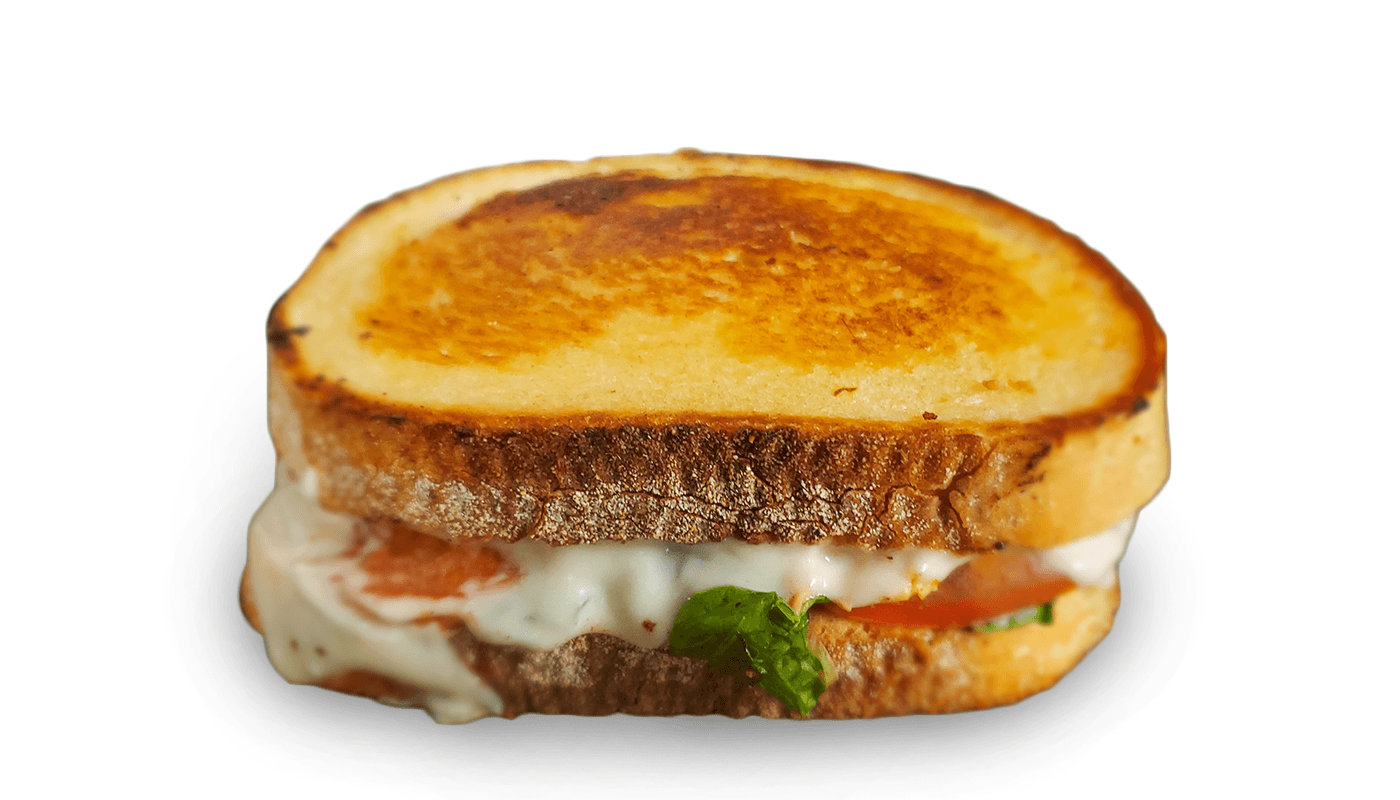 Late night wedding food truck serving grilled cheese to wedding guests