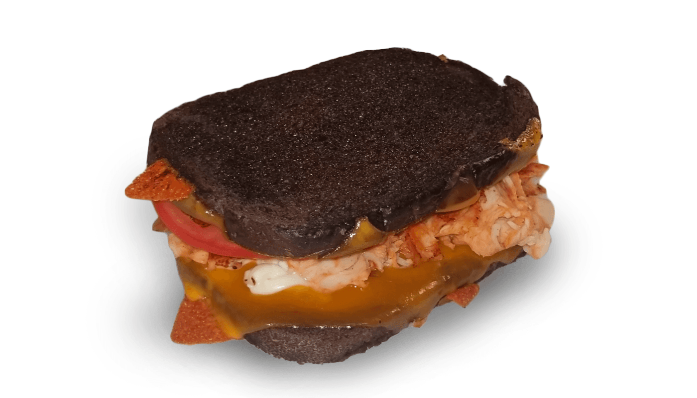 Pop-up event with Grilly Cheese food truck serving customers